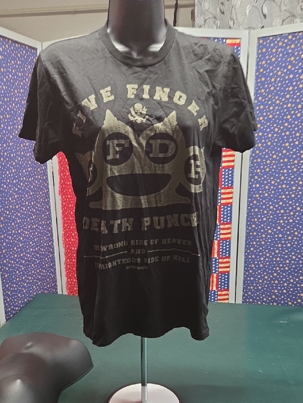 **Black Graphic Logo Tee**